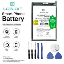 Baterai Log On BL-49JX Untuk Infinix Note 10 Pro / Hot 30 / Hot 40 Pro BL49JX Power Boost Battery Batre - 1 Tahun Garansi