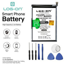 Baterai Log On BN5K Untuk Xiaomi Redmi 12C BN-5K Power Boost 5000mAh Original Battery Batre
