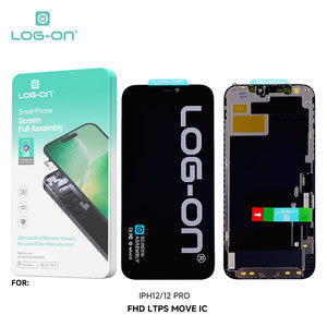 LOG-ON LCD FOR IPHONE 12 / 12 PRO FHD LTPS MOVE IC FULLSET TOUCHSCREEN ORIGINAL OEM