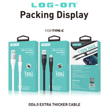 LOG ON KABEL 60W T-CORE (KABEL CHARGE+KABEL DATA) 1M LO-CB79