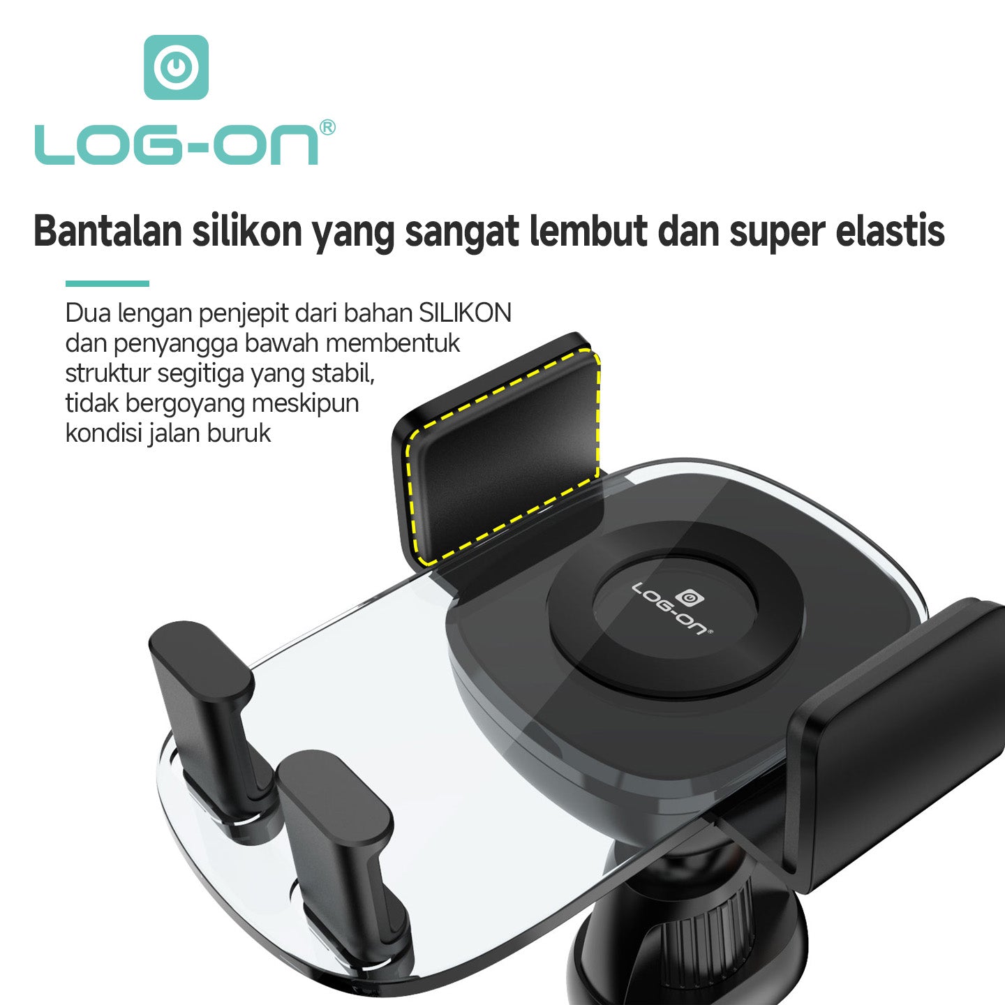 LOG ON CAR VENT HOLDER AC MOBIL LO-CRH59