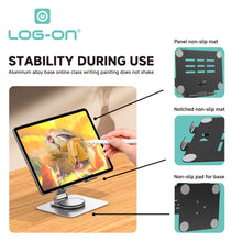 LOG ON STAND HOLDER TABLET ALUMINIUM LO-CRH63