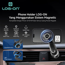 LOG ON MAGSAFE CAR HOLDER (AIR VENT) LO-CRH65 BISA DIGUNAKAN UNTUK SEMUA TYPE SMARTPHONE
