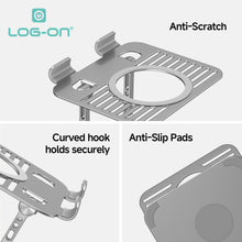 LOG ON METAL STAND HOLDER FOR SMARTPHONE & TABLET LO-CRH67 ROTASI 360