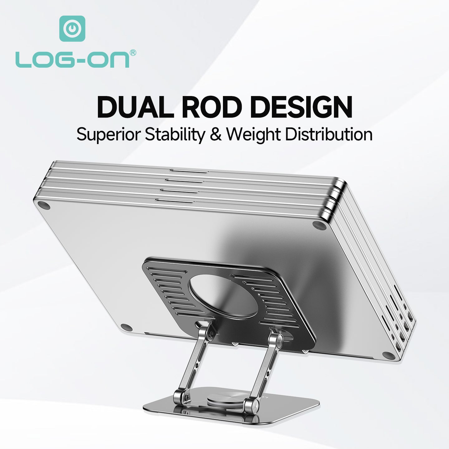 LOG ON METAL STAND HOLDER FOR SMARTPHONE & TABLET LO-CRH67 ROTASI 360