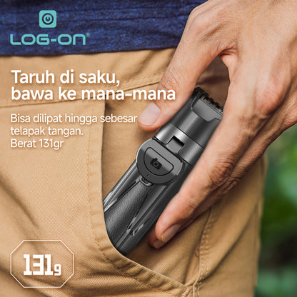 LOG ON BLUETOOTH TRIPOD MINI PHONE GRIP 4IN1 41,5CM TONGSIS MINI LO-TS01