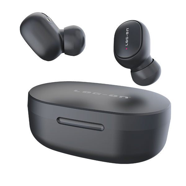 LOG-ON WIRELESS EARPHONE MINI EARBUDS TWS ONBUDS-LO6-ONE STEP PAIRING FREE BUDS HEADSET(GARANSI RESMI)