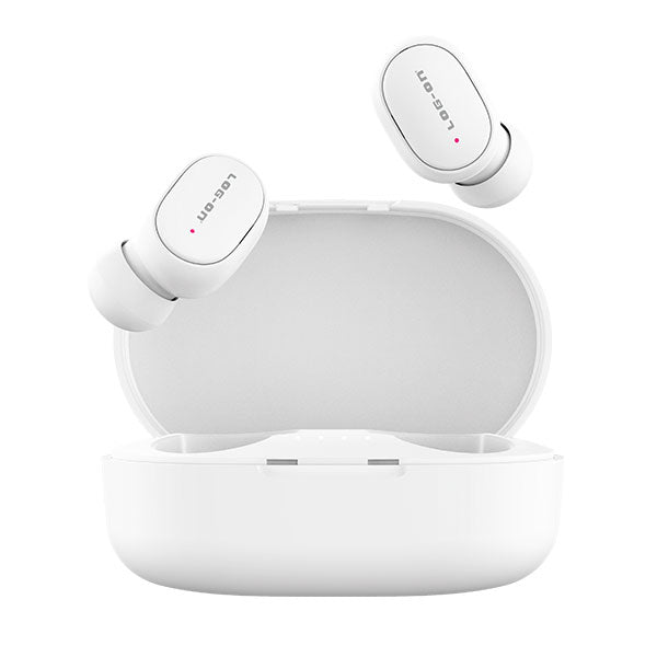 LOG-ON WIRELESS EARPHONE MINI EARBUDS TWS ONBUDS-LO6-ONE STEP PAIRING FREE BUDS HEADSET(GARANSI RESMI)