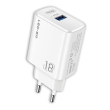 LOG ON ADAPTER CHARGER 18W 3A LO-C35 FAST SINGLE PORT  (TANPA KABEL)