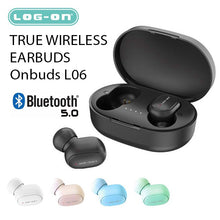 LOG-ON WIRELESS EARPHONE MINI EARBUDS TWS ONBUDS-LO6-ONE STEP PAIRING FREE BUDS HEADSET(GARANSI RESMI)