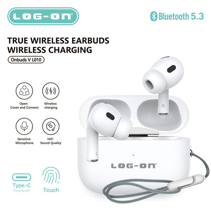 LOG ON TWS ONBUDS V LO10 BT5.3 WIRELESS HEADSET BLUETOOTH EARBUDS