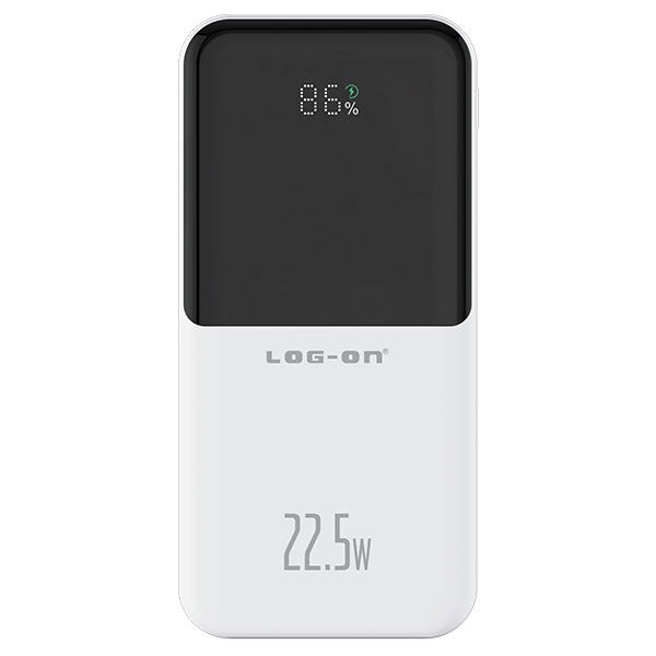 LOG ON POWERBANK HULK V 22.5W 10.000mAh JGO-500H Fast Charging (INCLUDED TYPE C CABLE)