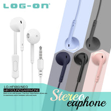 LOG ON HANDSFREE NEO MACARON LO-HF680 HEADSET HIFI SOUND EARPHONE (BER GARANSI RESMI)