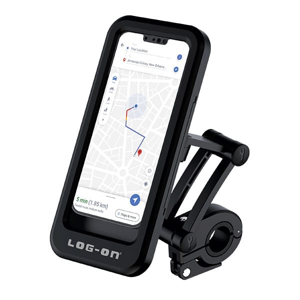 LOG ON HOLDER HANDPHONE MOTOR SEPEDA WATERPROOF LO-CRH57