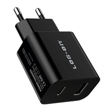 LOG ON POWER CHARGER 2.4A  SPEEDY VI LO-C57 USB A+TYPE C (KEPALA CHARGER)