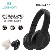 LOG ON WIRELESS HEADPHONE BT5.3 (BISA UNTUK SOUNDCARD) WIRED 2IN1 LO-HP9 HEARON9