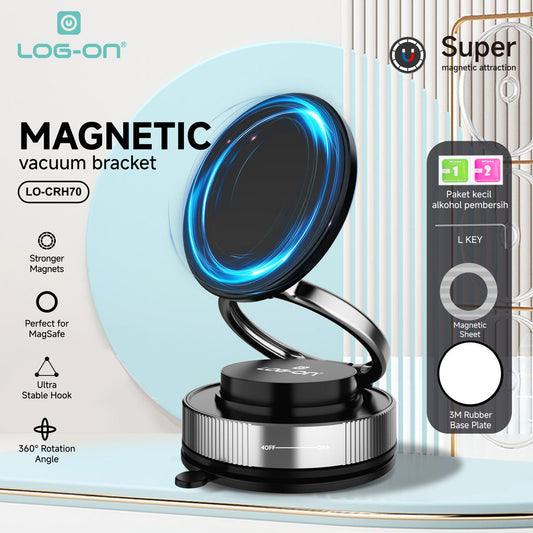 LOG ON Stand Holder Magnetic Vacuum Tempel Rotation 360 LO-CRH70