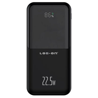 LOG ON POWERBANK HULK V 22.5W 10.000mAh JGO-500H Fast Charging (INCLUDED TYPE C CABLE)