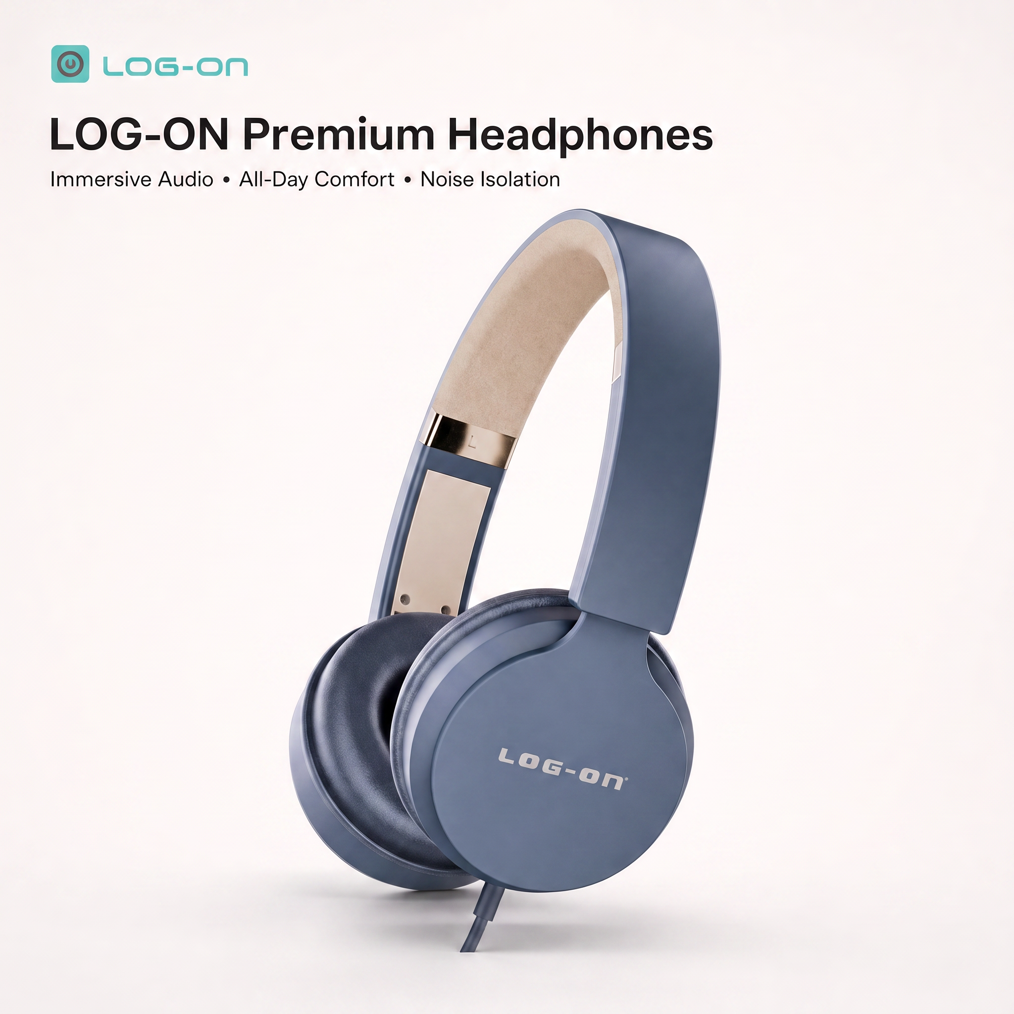 LOG ON HANDSFREE BANDO HEAR ON 5 LO-HP5 HEADSET EXTRA BASS