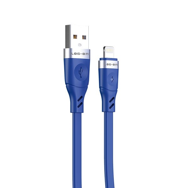 LOG ON KABEL IPHONE 3A 1M LO-CB61 QUICKLY CHARGE (KABEL CHARGE DAN DATA)
