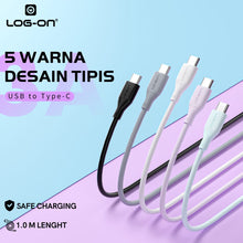 LOG ON KABEL FAST CHARGING 3A 1Meter CB80