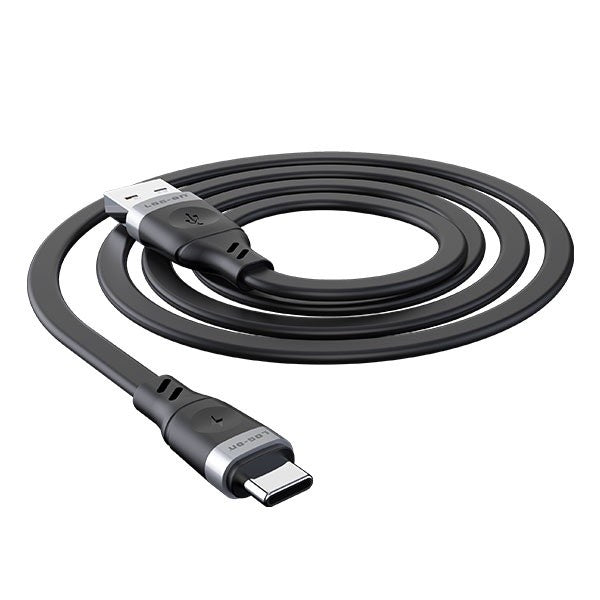 LOG ON KABEL TYPE C 3A 1M LO-CB61 QUICKLY CHARGE (KABEL CHARGE DAN DATA)