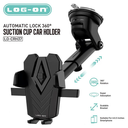 LOG ON CAR HOLDERLO-CRH37/CRH37L 360 ROTABLE STAND HOLDER MOBIL