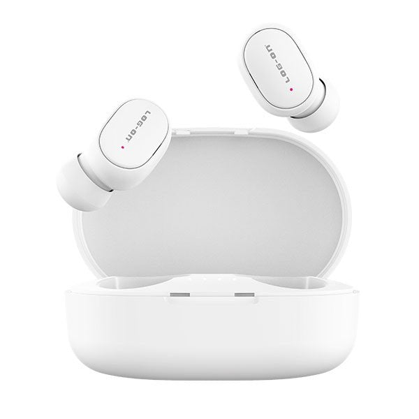 LOG-ON WIRELESS EARPHONE MINI EARBUDS TWS ONBUDS-LO6-ONE STEP PAIRING FREE BUDS HEADSET(GARANSI RESMI)