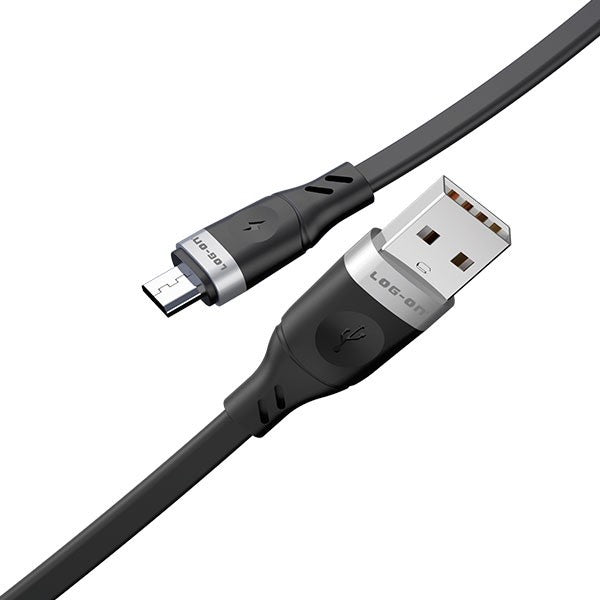 LOG ON KABEL MICRO 3A 1M LO-CB61 QUICKLY CHARGE (KABEL CHARGE DAN DATA)