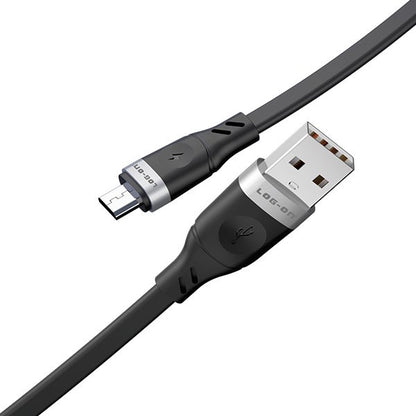LOG ON KABEL MICRO 3A 1M LO-CB61 QUICKLY CHARGE (KABEL CHARGE DAN DATA)