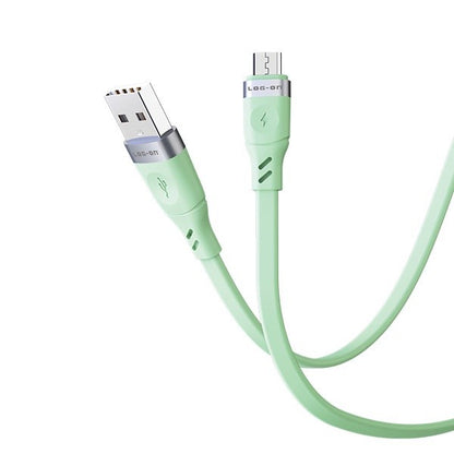 LOG ON KABEL MICRO 3A 1M LO-CB61 QUICKLY CHARGE (KABEL CHARGE DAN DATA)
