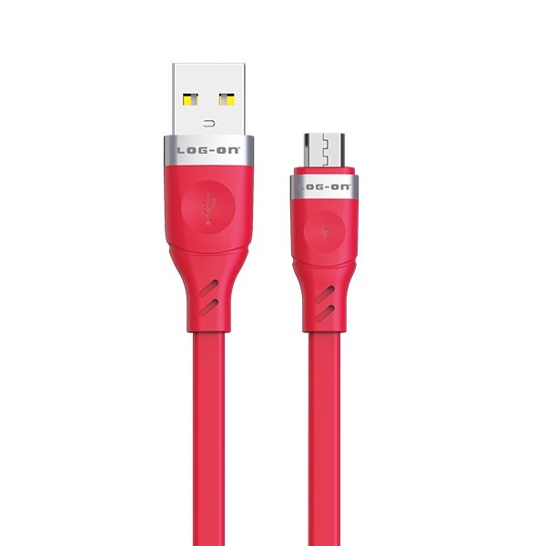 LOG ON KABEL MICRO 3A 1M LO-CB61 QUICKLY CHARGE (KABEL CHARGE DAN DATA)