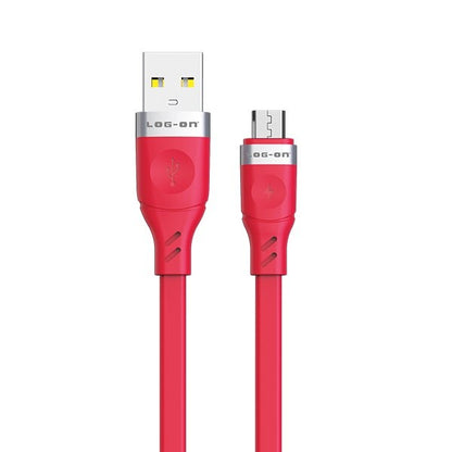LOG ON KABEL MICRO 3A 1M LO-CB61 QUICKLY CHARGE (KABEL CHARGE DAN DATA)
