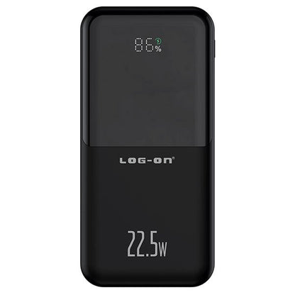 LOG ON POWERBANK HULK V 22.5W 10.000mAh JGO-500H Fast Charging (INCLUDED TYPE C CABLE)