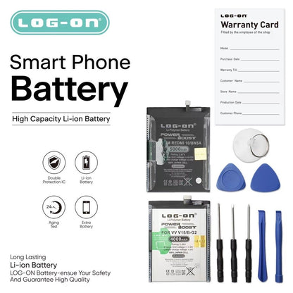 LOG ON BATERAI OPPO A9 2020/A5 2020 BLP727 LOG-ON BATRE DOUBLE POWER DOUBLE IC BATTERY