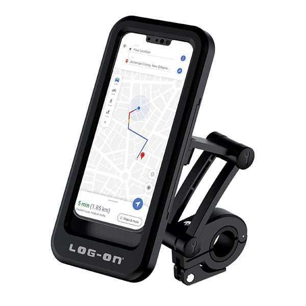 LOG ON HOLDER HANDPHONE MOTOR SEPEDA WATERPROOF LO-CRH57