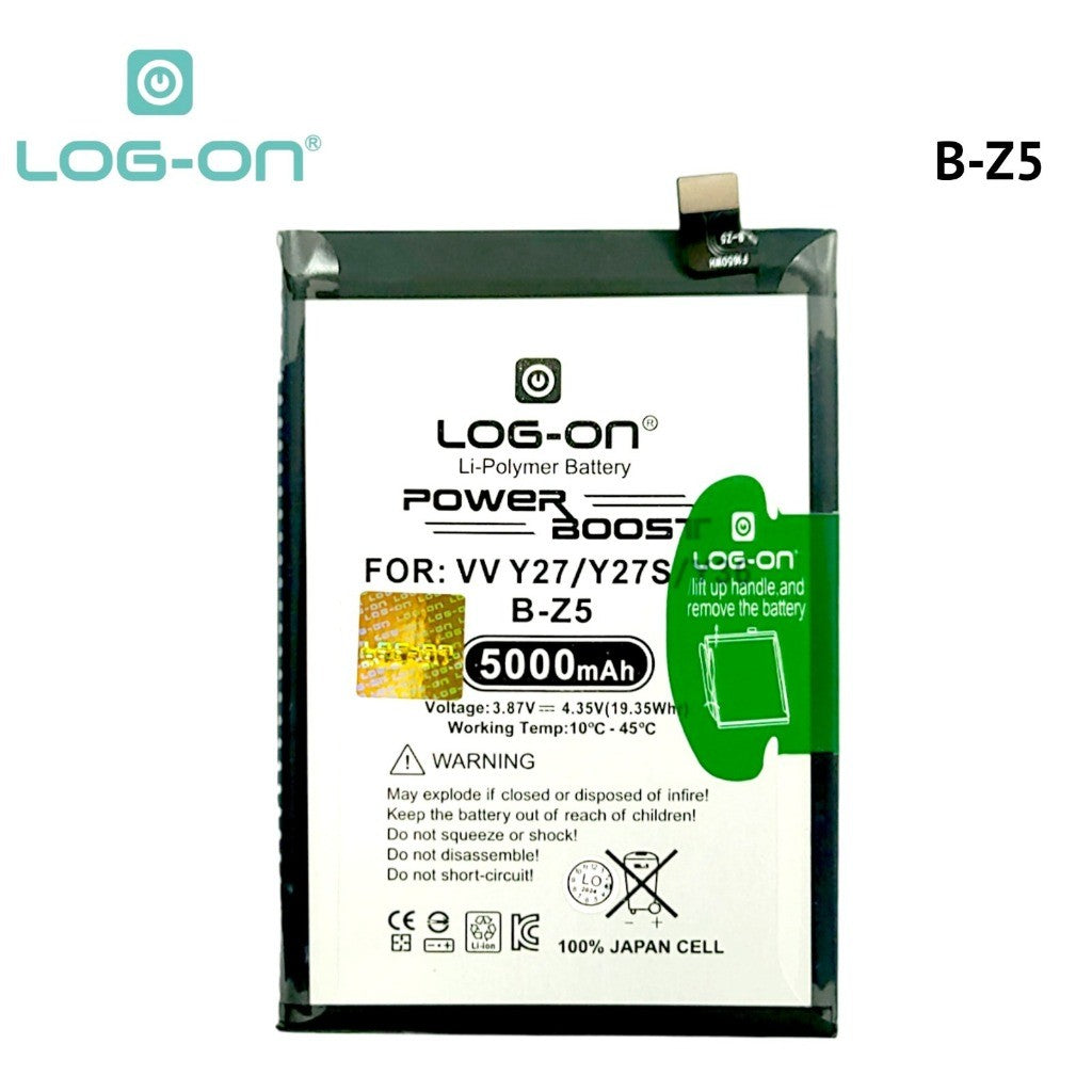 Log On - B-Z5 Vivo Y27 / Y27S / Y36 BZ5 Power Boost Original Battery Baterai Batre