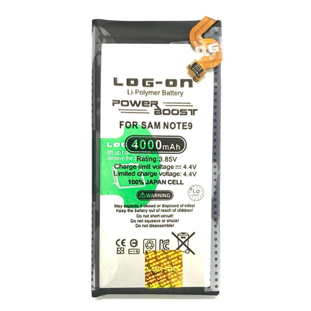 LOG ON BATERAI SAMSUNG NOTE 9 BATRE POWER BOOST BATTERY