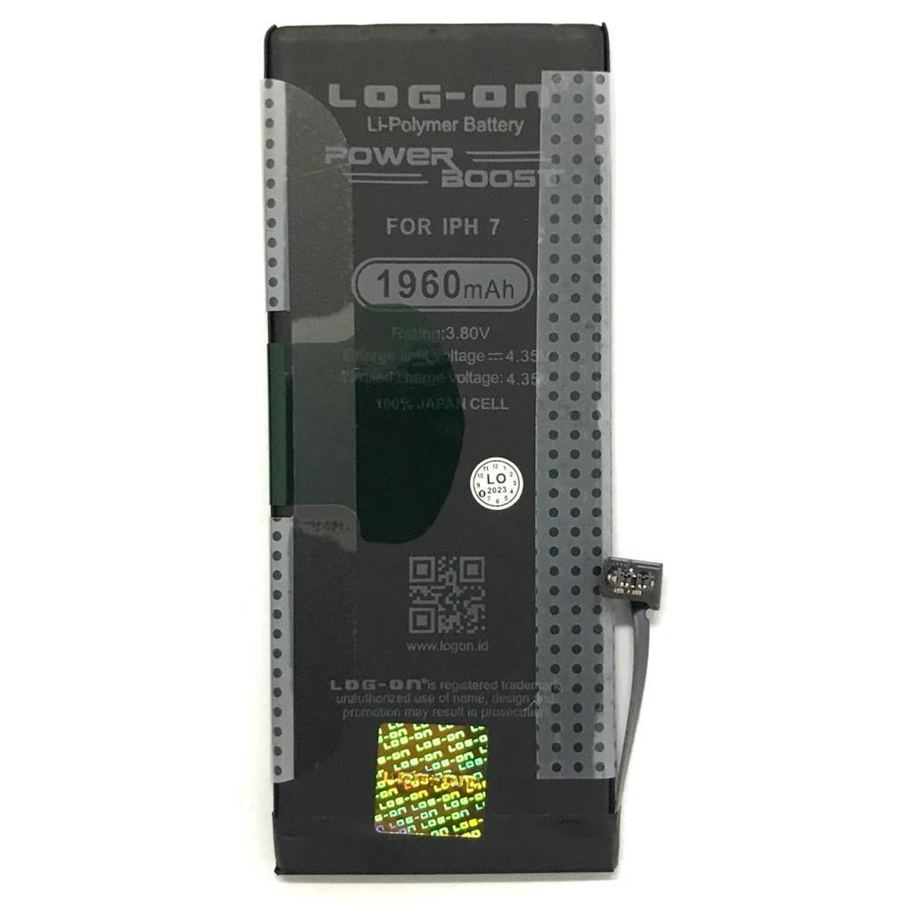 LOG ON BATERAI IPHONE 7 BATRE POWER BOOST BATTERY