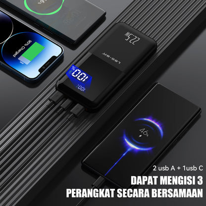 LOG ON POWERBANK HULK V 22.5W 10.000mAh JGO-500H Fast Charging (INCLUDED TYPE C CABLE)