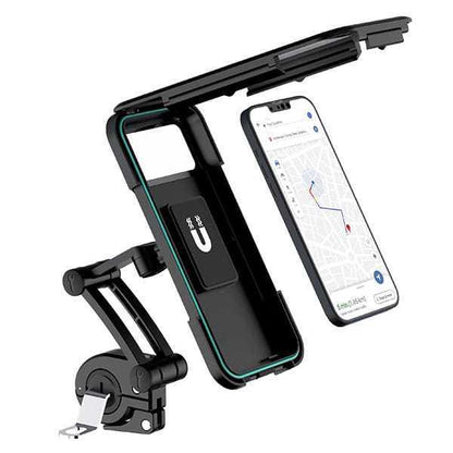 LOG ON HOLDER HANDPHONE MOTOR SEPEDA WATERPROOF LO-CRH57