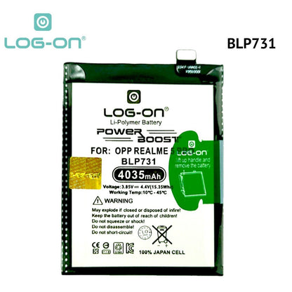 Log On - BLP731 Realme 5 Pro RMX1971 / RMX1973 BLP-731 Power Boost Original Battery Baterai Batre