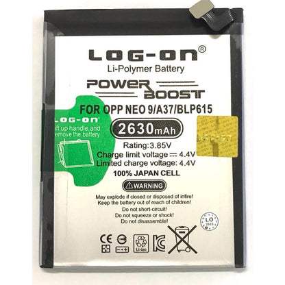 Log On Oppo Neo 9 Power Boost Double IC Battery Baterai
