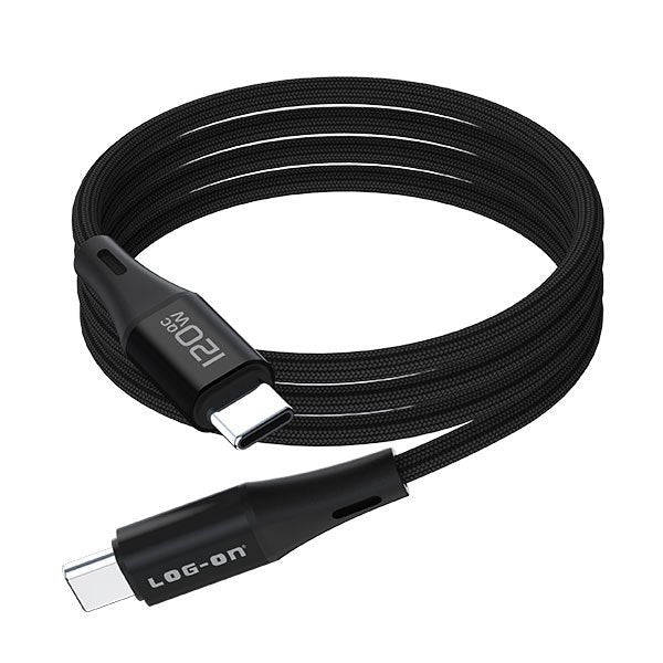 LOG ON CHARGER 3PORT PD 65W + QC 4.0 + QC3.0 LO-CPD500 GaN SUPER QUICK CHARGER-GARANSI RESMI