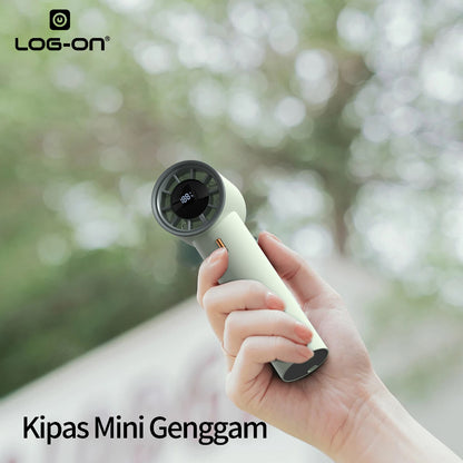 LOG ON Kipas Angin Turbo Super Mini Portable LO-MFAN2 19000Rpm Pocket Size