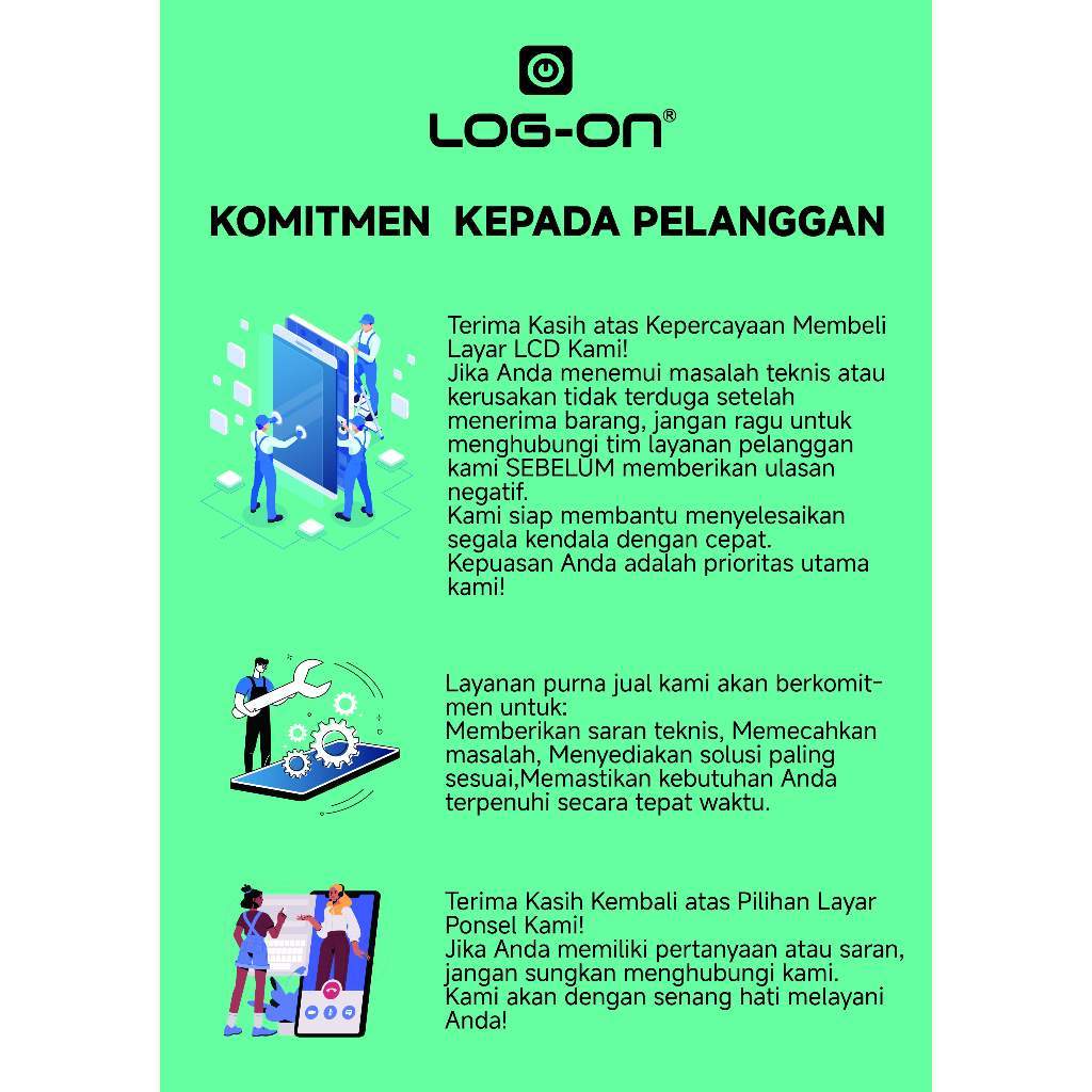 LOG-ON LCD UNTUK REALME C3 / 5 / 5i / 6i / NARZO 10A HD+ FULLSET ORIGINAL OEM
