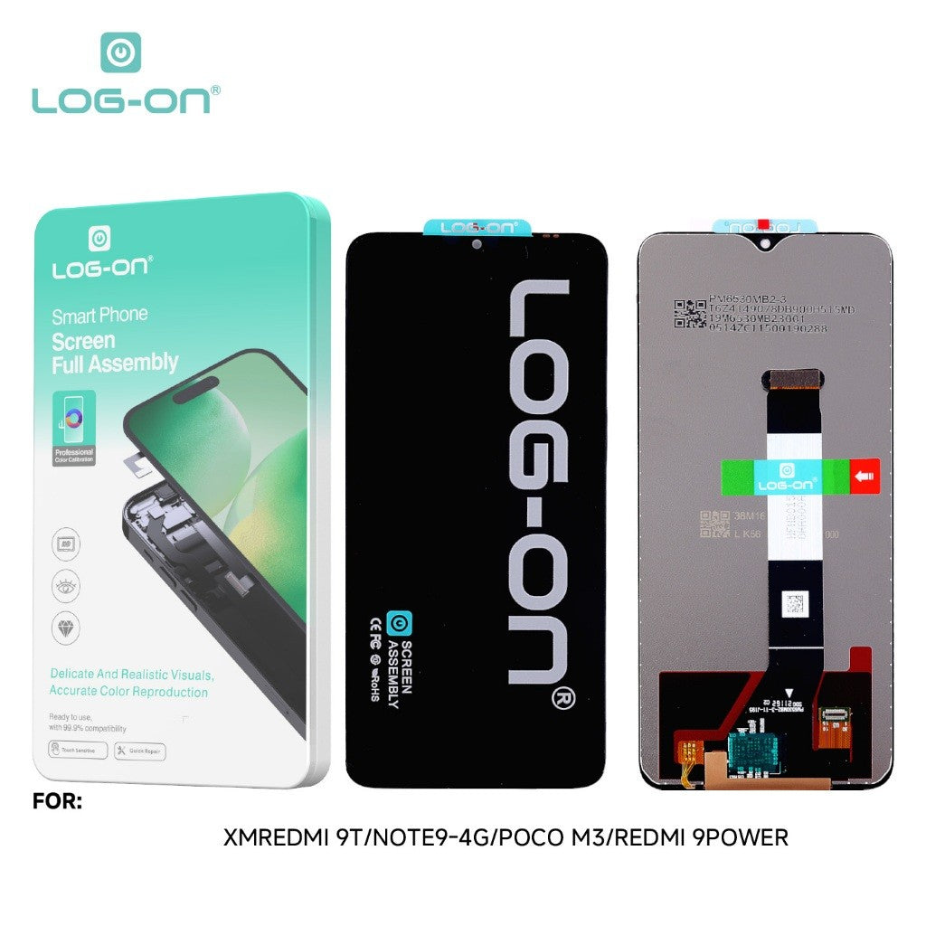 LOG-ON LCD UNTUK XIAOMI REDMI 9T / POCO M3 HD+ FULLSET ORIGINAL OEM