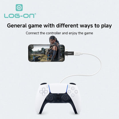LOG-ON 3 in1 OTG USB For Lightning, Type-C, Micro LO-OT17( bisa digunakan untuk flashdisk dan harddisk sampai 2 TB)