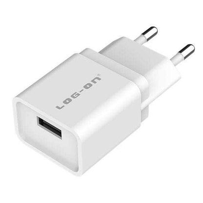 LOG ON BATOK 1USB 1.2A BOLD LO-C01/ 2.1A LO-C01L USB A ADAPTOR CHARGER