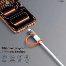 LOG-ON  Lightning to USB-C Adapter 27W PD Fast Charging LO-AD01  | Support Charging & Data Transfer